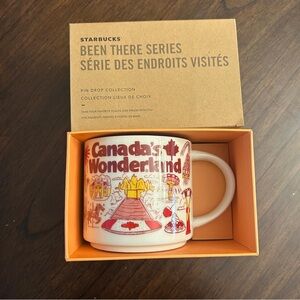 Starbucks Been There 14oz Mug Canada’s Wonderland New In Box Rare collectible